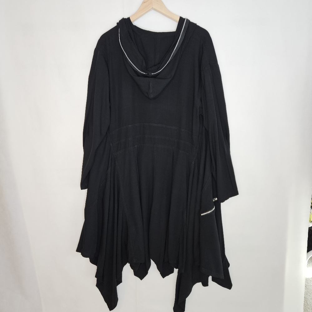 Kaliyana Women's Dress Size 1X - 2X Lagenlook Asymmetrical Tunic Art To Wear - Picture 8 of 16